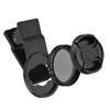 37MM Professional Clip-on Phone Filter Lens ND2-400 Adjustable Neutral Density