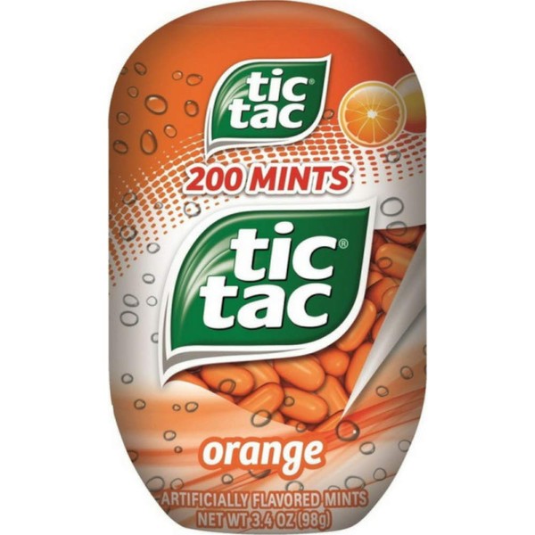 Tic Tac Mints Orange 3.4 OZ (Pack of 4)