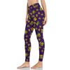 HQP Mardi Gras Leggings for Women Mardi Gras High Waist