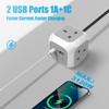 EXTRASTAR 4 Way Cube Extension Lead 1.5M, Power Cube Usb