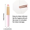 GHPKOTW 33 Stück Lippenpinsel, Lippenstift Stab Applikator Lipgloss Concealer Pinsel