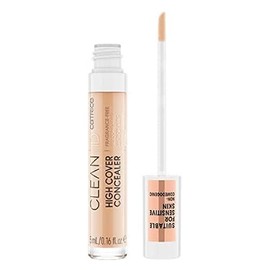 Catrice Clean ID High Cover Concealer, No. 025 Warm Peach, Nude for Sensitive Skin, for Sensitive Eyes, Skin, Natural, Vegan, Oil-Free, Waterproof (5 ml)