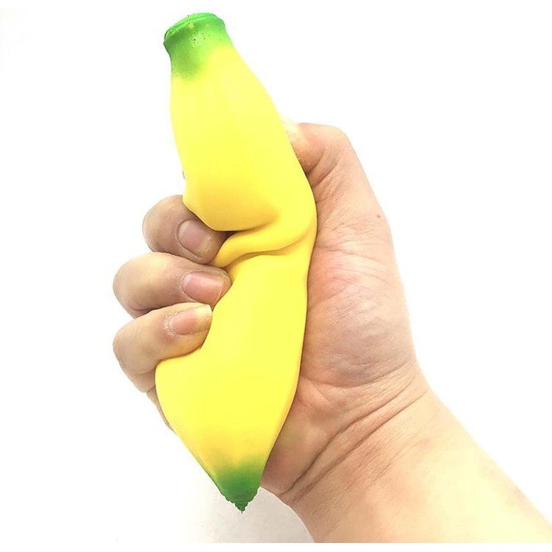 Wobble Banana Anti-Stress Aid for Adults - Stretchy Crush Decoration