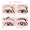 LSxia Waterproof Eye-Brows Pen-cil Set, Pull Cord Peel-off Eyebrow Pencil