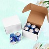 WIFTREY 8x6x6 inches Shipping Boxes Set of 20 White Corrugated