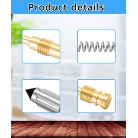 Carburetor Rebuild Kit Compatible With Honda TRX350FE,TRX350FM Fourtrax Rancher,TRX350TE,TRX350TM Fourtrax Rancher 2000-2003,Replace 26-1210