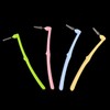 Interdental Brush 7P L Type Portable Interdental Brush SSSS (0.4mm) 2ea