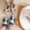 Pilates Grip Socks for Women Cat Design Cute Funny Grippy