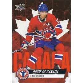 2022 Upper Deck NHCD #CAN9 Nick Suzuki Hockey Card