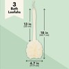 Juvale Exfoliating Luffa Shower Scrubber & Bath Scrubber for Body