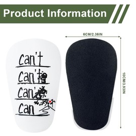 AOEVUIR 1 Pair Football Shin Pads for Children and Men Mini Leg Protectors for Adults & Children Football Protection Accessories of Legs