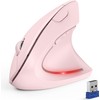 TECKNET Ergonomic Mouse, Wireless Bluetooth Vertical Mouse, 4800 DPI Silent