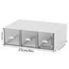 KiKiHong Kitchen Organiser with 3 Drawers, Tea Drawer Box, Tea