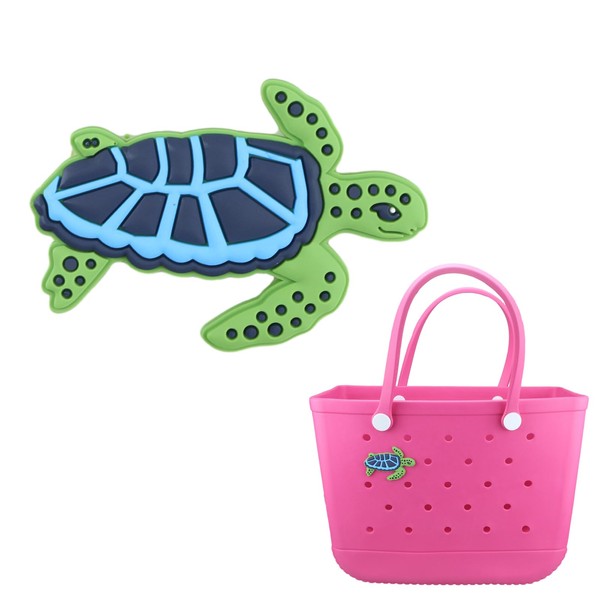 JinJing Beach Bag Accessories PVC Rubber Totes Inserts Charms for