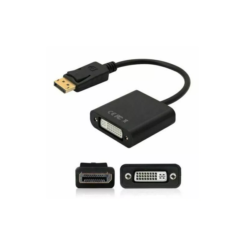 DisplayPort DP Male to DVI Female Adapter Cable Converter for