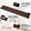 2 Pack Under Door Draft Stopper - Bottom Door Gap