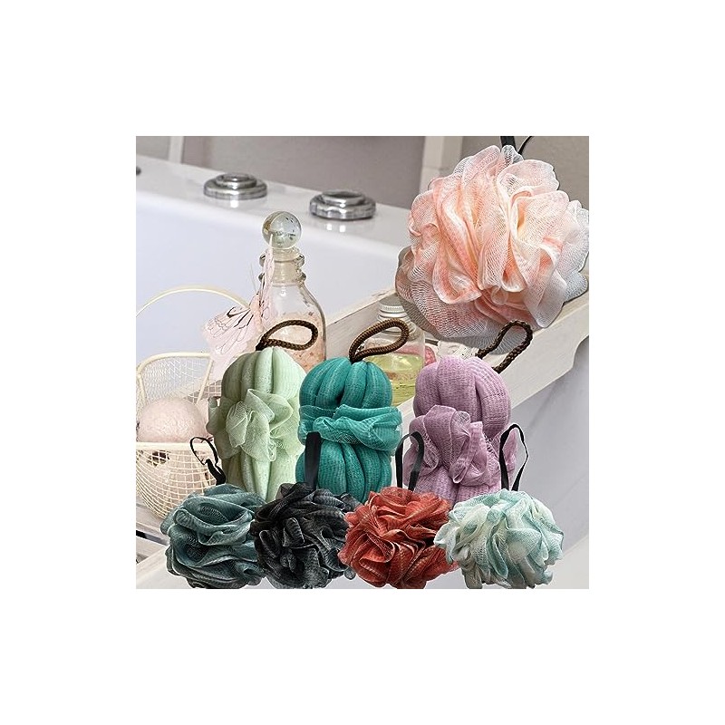 Esponja Lufa Exfoliante Baño Paquete Individual Rosa Unidad Azul Oscuro