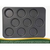 Lloyd Pans Kitchenware 12.88 by17.88 Inch 9-Cavity Round Egg Pan
