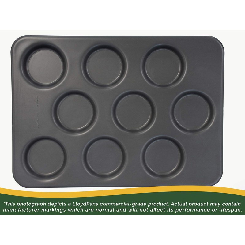 Lloyd Pans Kitchenware 12.88 by17.88 Inch 9-Cavity Round Egg Pan