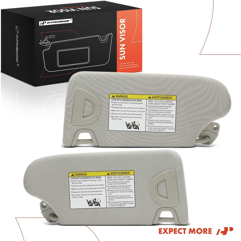 A-Premium Driver & Passenger Sun Visor Compatible with Nissan Altima