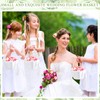 Geetery 6 Pieces Flower Girl Baskets for Weddings with Cute
