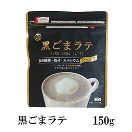 Kuki Black Sesame Latte, 5.3 oz (150 g), Japanese Soybean Soybean Soybean Sugar, Additive-Free, Calcium, Iron