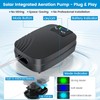 NFESOLAR 4W Solar Pond Aerator with 2200mAh Battery Backup, All-in-One