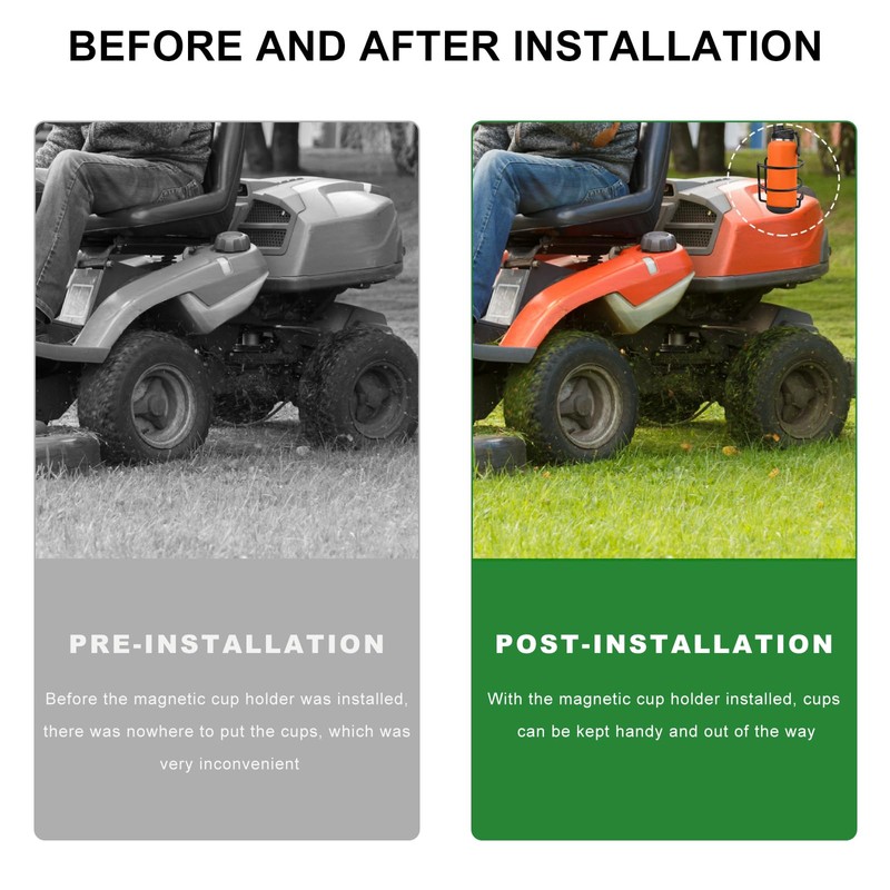 BWBWND Magnetic Cup Holder for Car, Vertical Mount Anti Drop