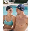 Firesara Fabric Swim Cap, High Elasticity Swimming Cap Keeps Hair