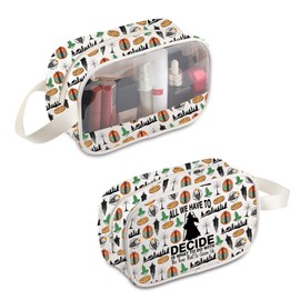 PLITI Magic Movie inspirierte Geschenke All We Have to Decide is What to Do with The Time That is Given Us Make-up-Tasche für Fans, Have Decide Mbu, modisch