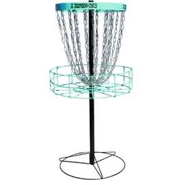 Disc Golf Lite Practice Basket by Doomsday Discs | Quality Lightweight Portable Disc Golf Target (Teal (Blue/Green))