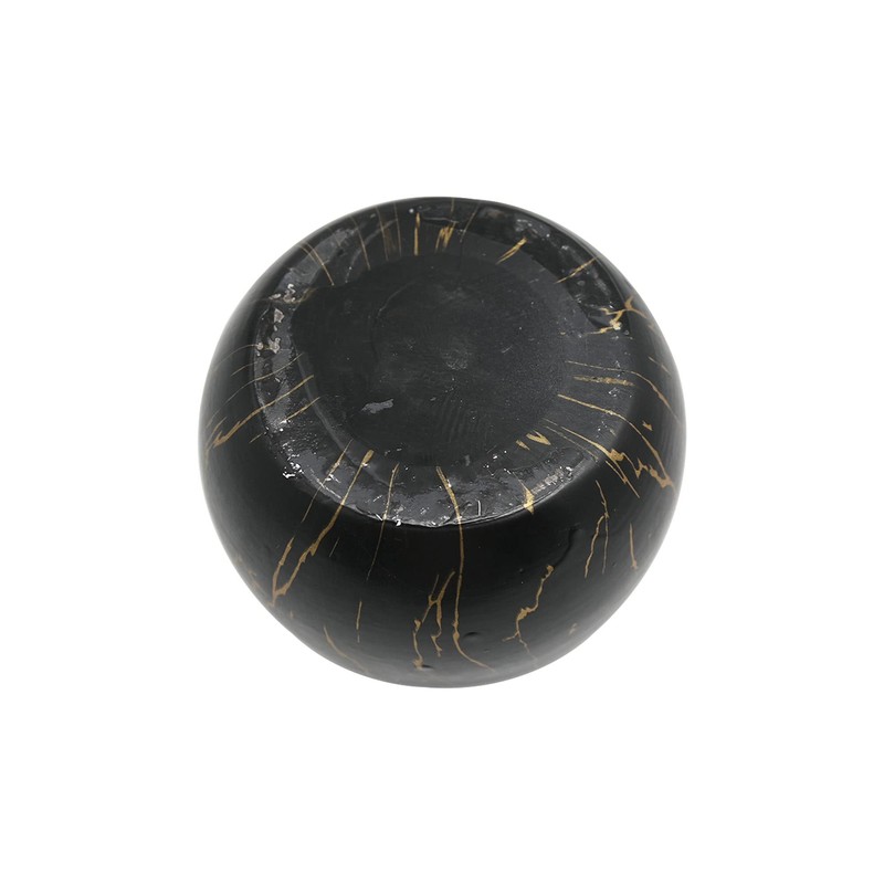 Ram® Black Ceramic Money Pot Marble Effect Money Savings Coin