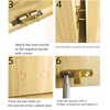 UPEYXDQR Double Ball Tension Roller Catch Latch, 2"/ 70mm Solid
