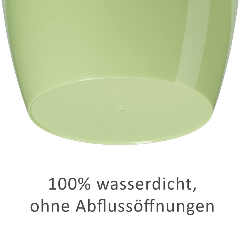 Tymar Pack of 2 Round Shape Planter (Green Pastel, Diameter