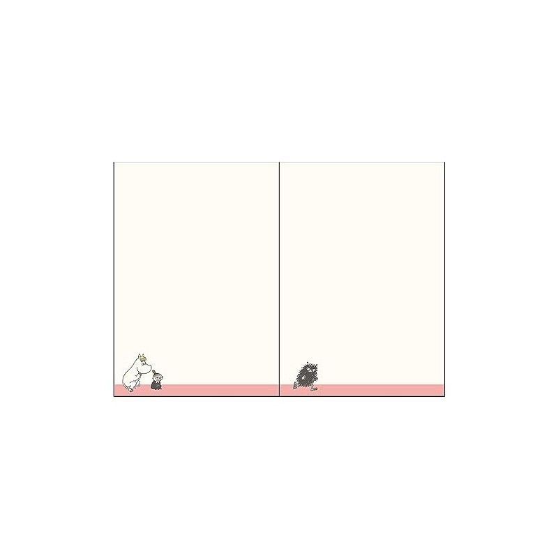 Sunstar Stationery Moomin 2024 Monthly Notebook, B6, Little My S2956896