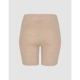 DILLING Women's Merino Wool Tight Shorts - Thermal Undershorts Beige 18