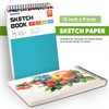 Soucolor 9" x 12" Sketch Book, Back to School Supplies,