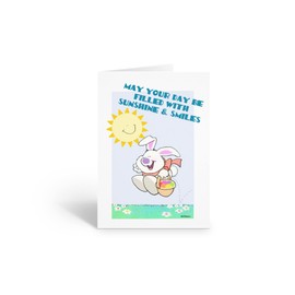 Stonehouse Collection Cute Easter Bunny Greeting Card Pack - 12 Cards and Envelopes - USA Made