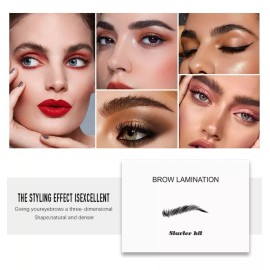Pretty Comy Kit Brow Soap Para Cejas, Laminado De Cejas Efecto Planchado