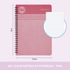 NU: Notebooks - Cloud Pastels Range - A5 Pink Notebook