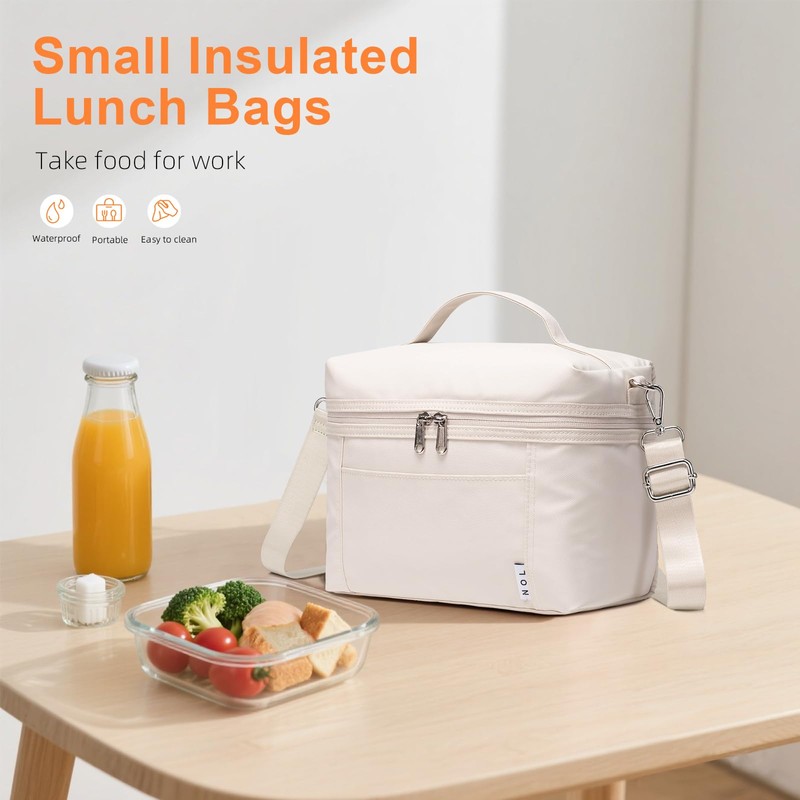 NOL Natural Organic Lifestyle Insulated Lunch Bags for Women Cooler