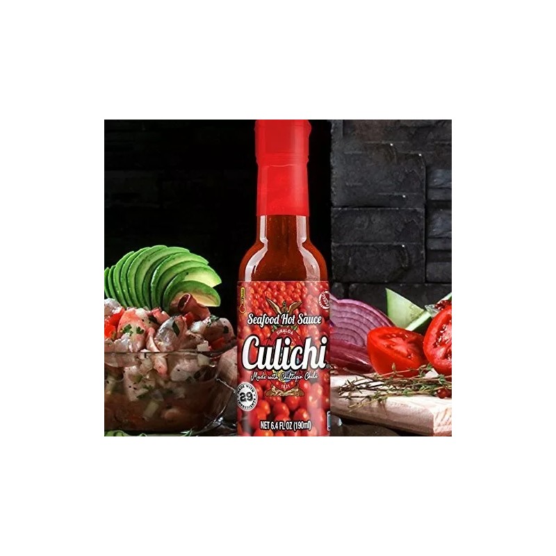 Salsa Culichi (4 Bottles) Salsa Culichi Chiltepin, Chiltepin hot sauce