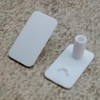 ULEIVA Replacement Clip 2 Pieces White Compatible with Kermi Type