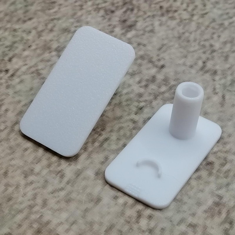 ULEIVA Replacement Clip 2 Pieces White Compatible with Kermi Type