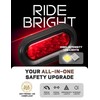 Young Bike Rack Brake Light & Plate Kit, 6 Inch
