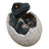Jurassic Era Predator Velociraptor Hatchling Egg Dinosaur Figurine Collectible