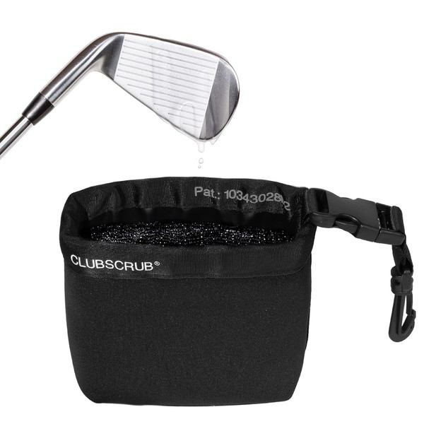 Club Scrub Golf Club and Golf Ball Cleaning Bag, Waterproof