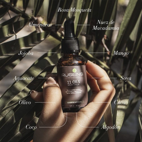 Rusens - 11 Oils Serum Capilar Aceite de Argán, Nutre