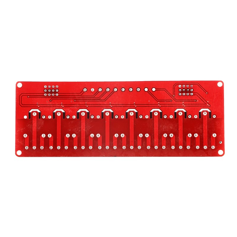 8 Channel Optocoupler Relay Module Board, Strong Driving Ability, 5V/12V/24V,Fault