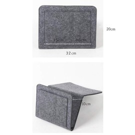 Bedside Storage Pocket Sofa Organiser Caddy Anti-Slip Bedside Hanging Storage Organizer Bed Pocket for Home Bed Rails, Sofa, Bunk Beds